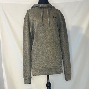 Under Armour Grey Fleece Twist Hoodie Mens Size L NWT